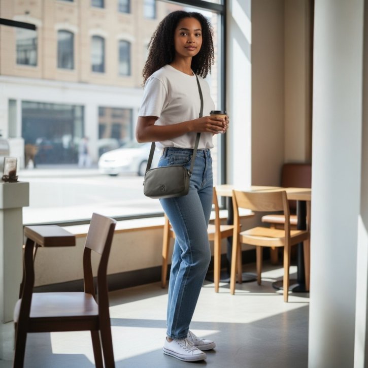 BOGNER VERBIER PLAY 1.0 Avy shoulderbag xshz olive night